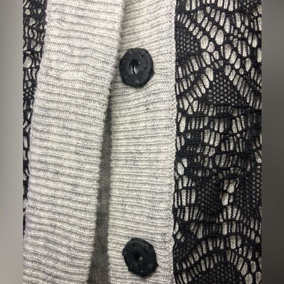 Bobbi & Nikki Lace Trim Wool/Cashmere Sweater - Picture 5 of 10